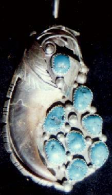 large bear claw pendant